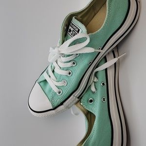 Seafoam Converse All Stars
